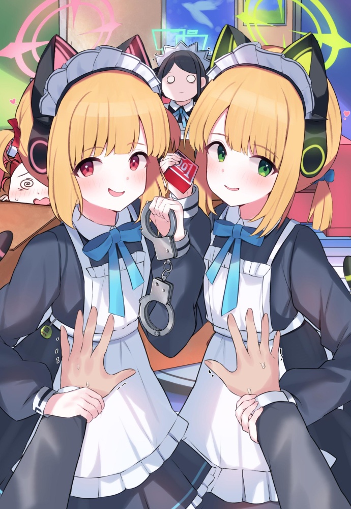 メイドの二次エロ画像を愛でる。