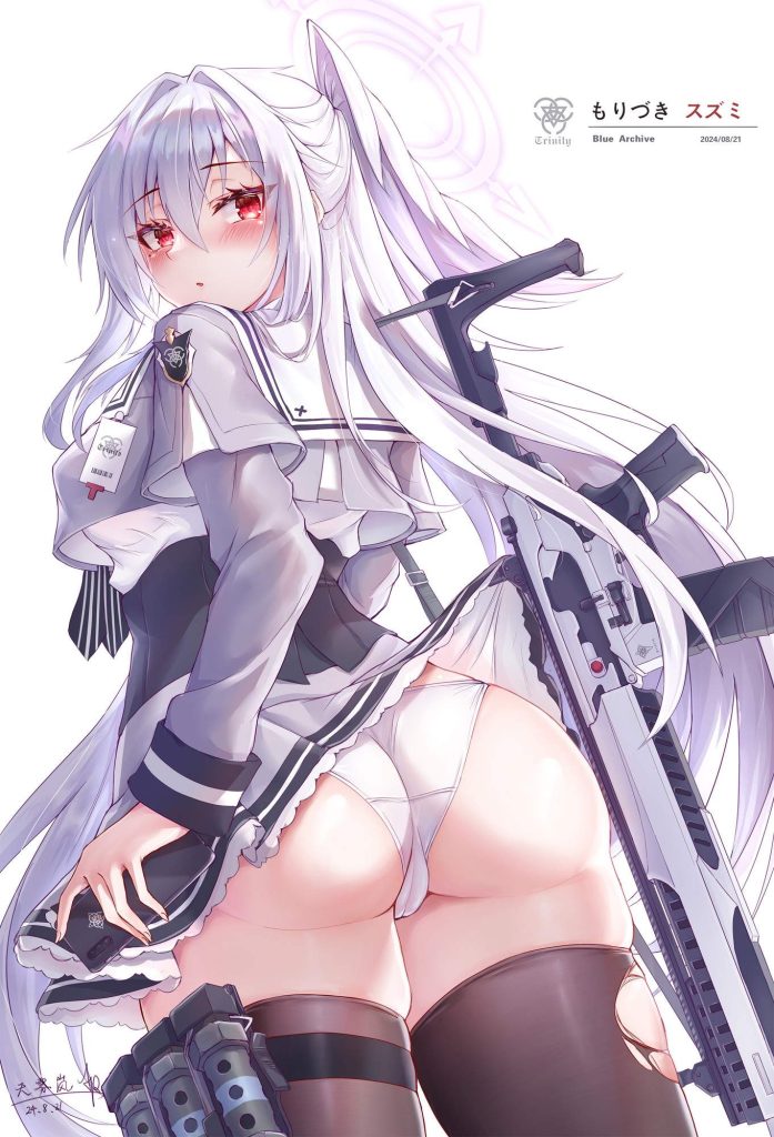 ブルーアーカイブの萌えイラスト