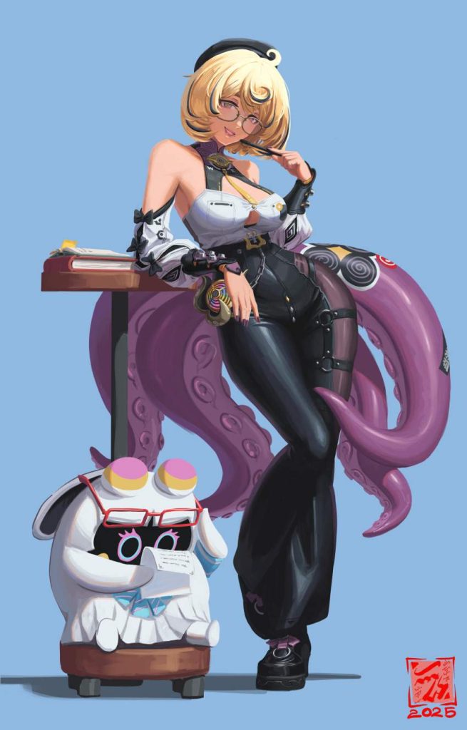 ゼンレスゾーンゼロの可愛い二次元画像。