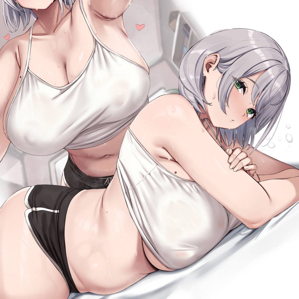 クッソ可愛い銀髪系美少女で妄想！ハメ撮り中出し！