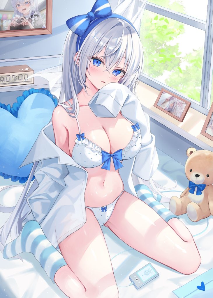 クッソ可愛い銀髪系美少女で妄想！ハメ撮り中出し！