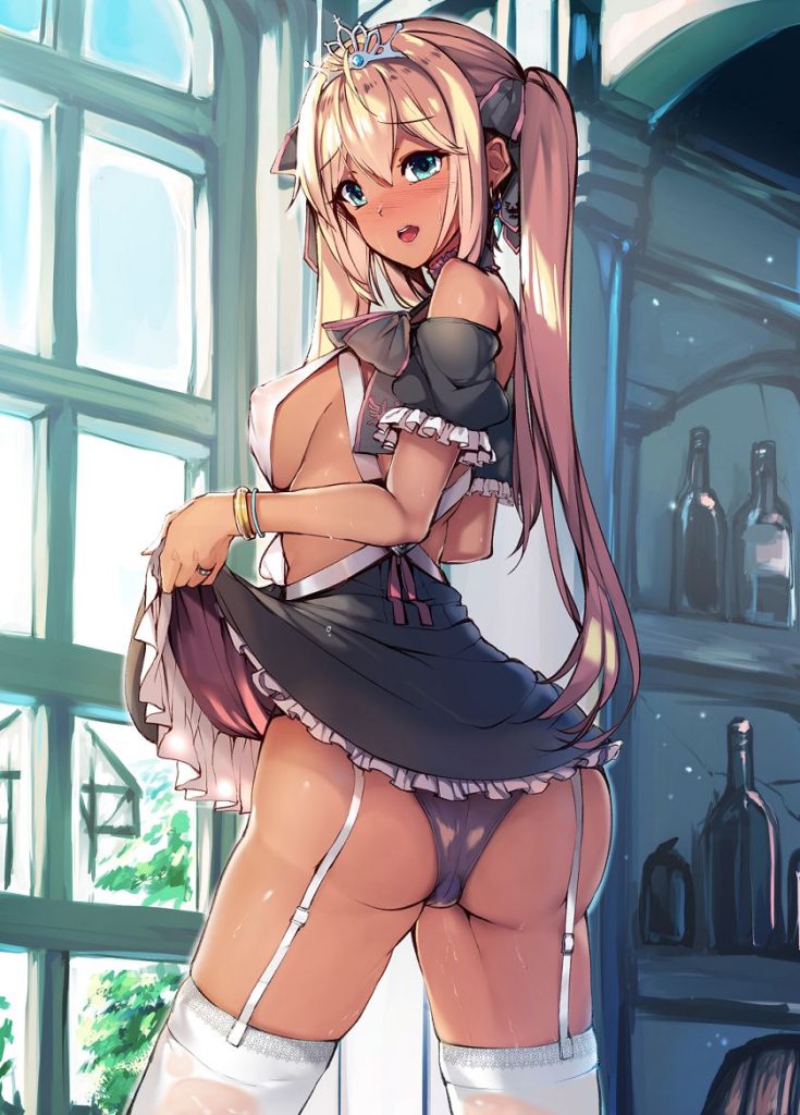 オカズにできそうなガーターベルトの二次エロ画像はいかがですか？