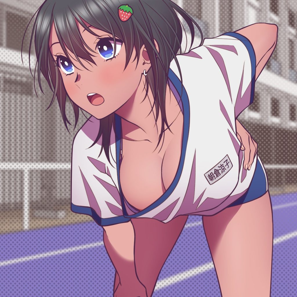 威力バツグンな胸チラの二次エロ画像詰め合わせ