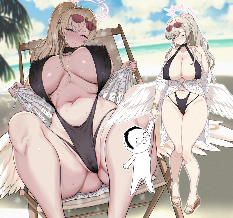 【二次】ブルーアーカイブのメチャシコで可愛い女の子のエッチな画像