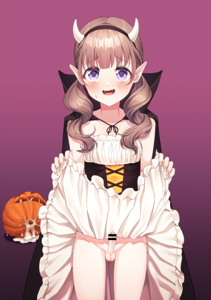 男の娘の可愛い二次元画像。