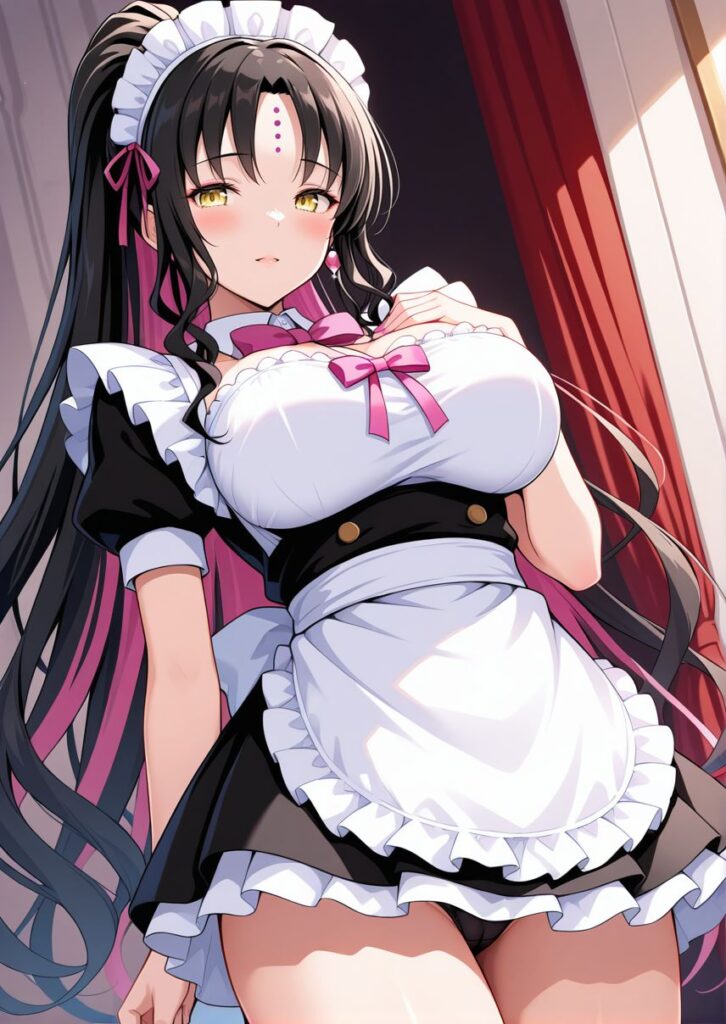 メイドのエロ画像をアップ!