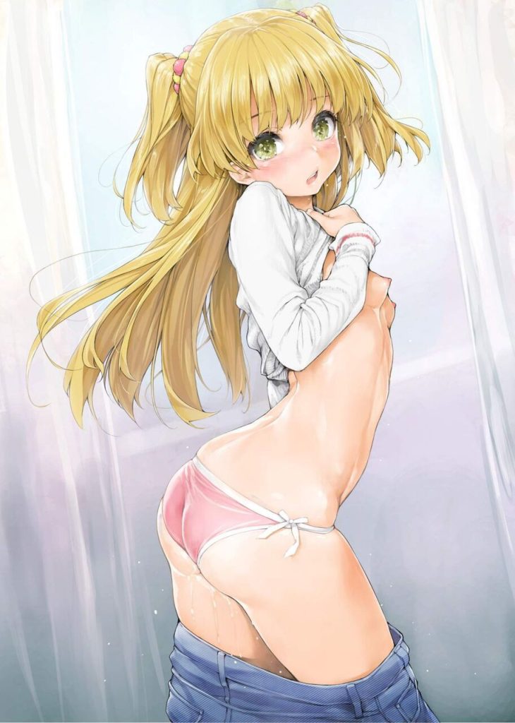 お尻の二次エロ画像を愛でる。