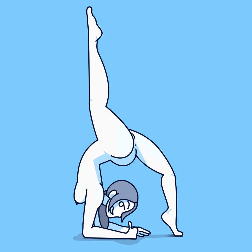 裸の二次エロ画像を愛でる。