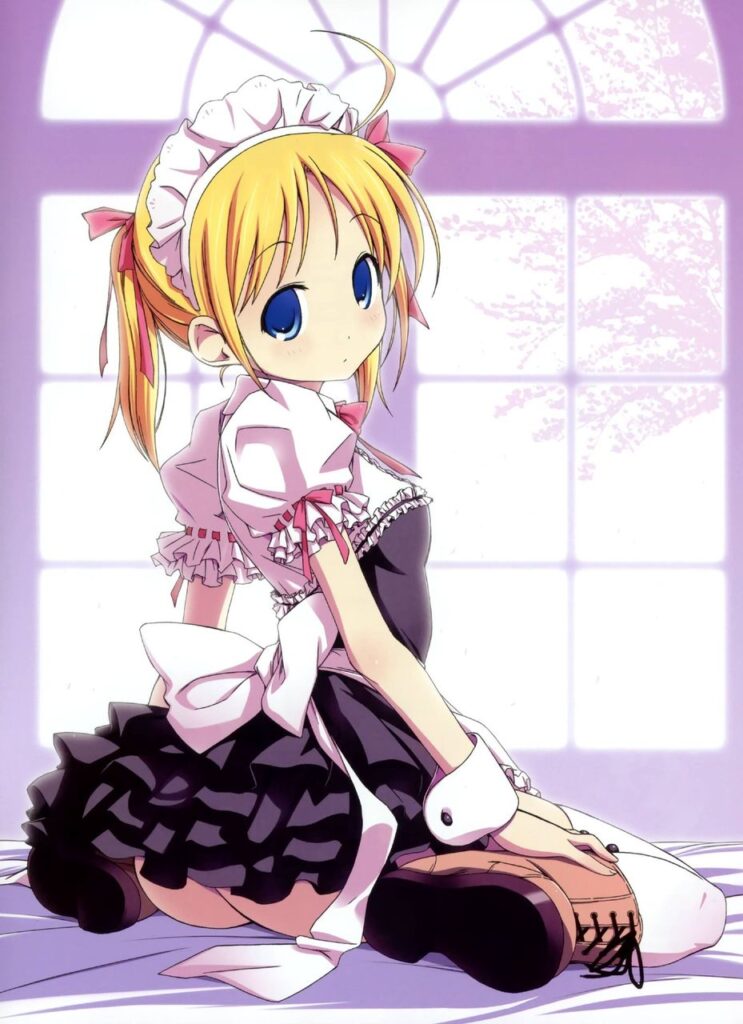 メイドのエロ画像をアップ!