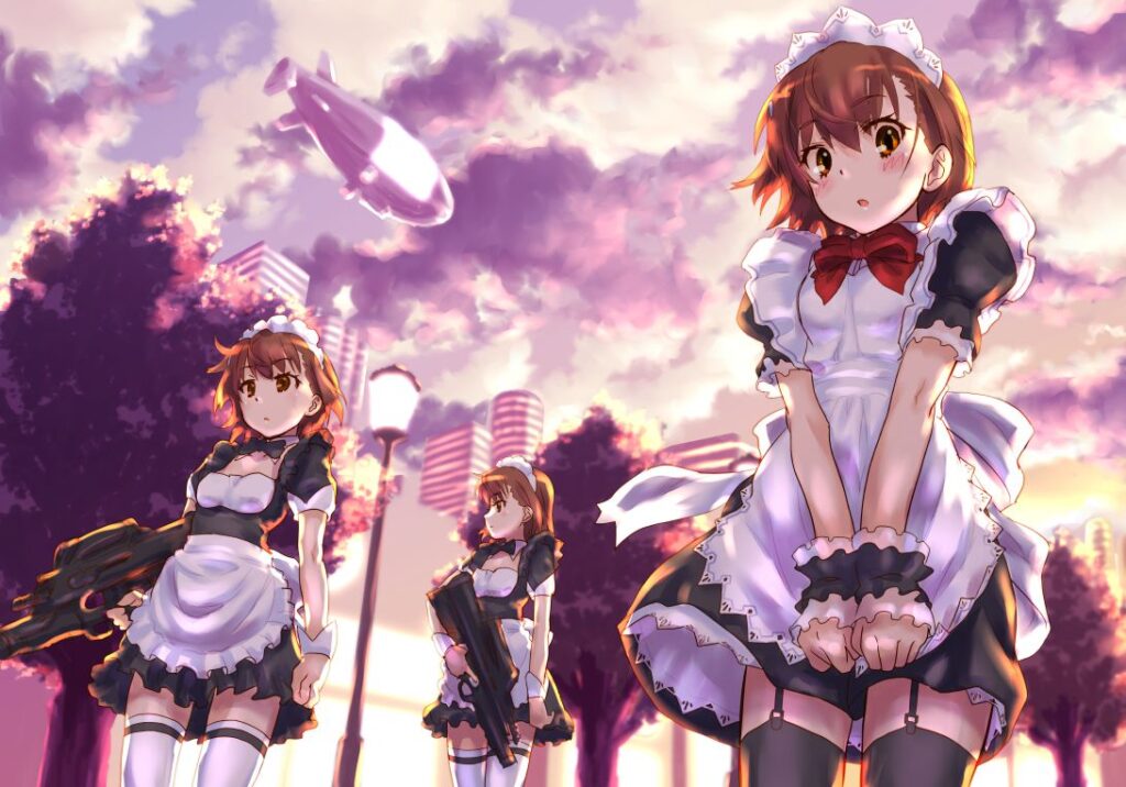 メイドのエロ画像をアップ!