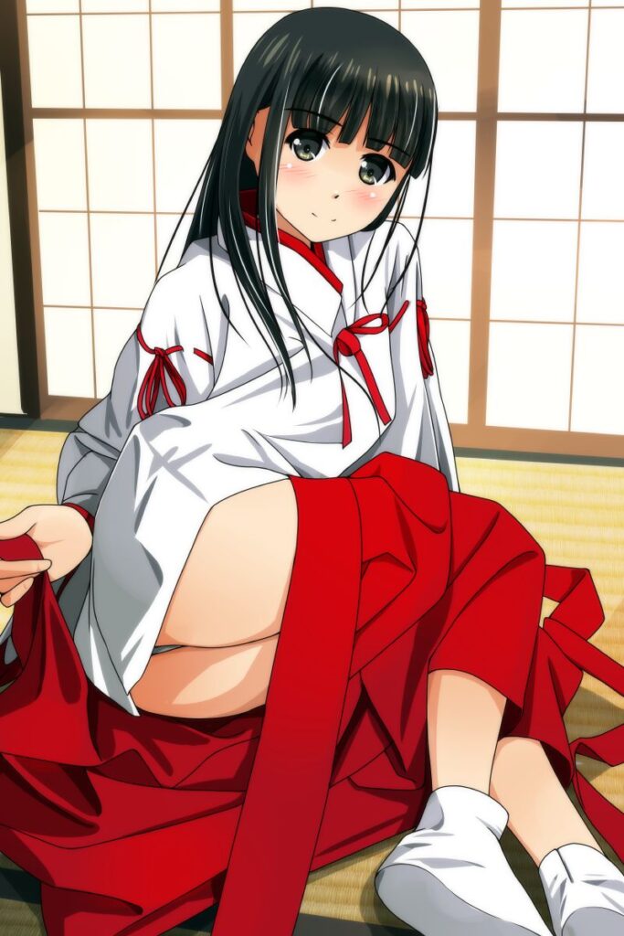 黒髪のエッチな魅力が分かるエロ画像