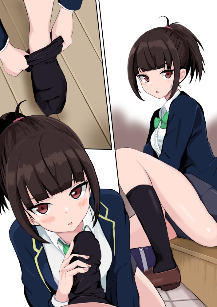 iPhoneの壁紙に使えそうなポニーテールの画像