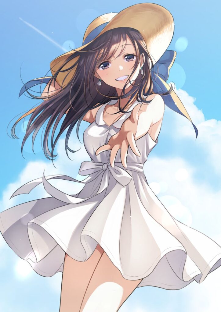 黒髪のエッチな魅力が分かるエロ画像