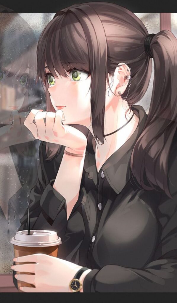 俺のとっておきのポニーテールの画像フォルダを見せる