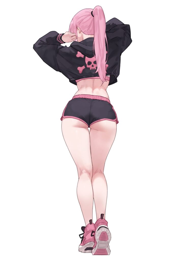 俺のとっておきのポニーテールの画像フォルダを見せる
