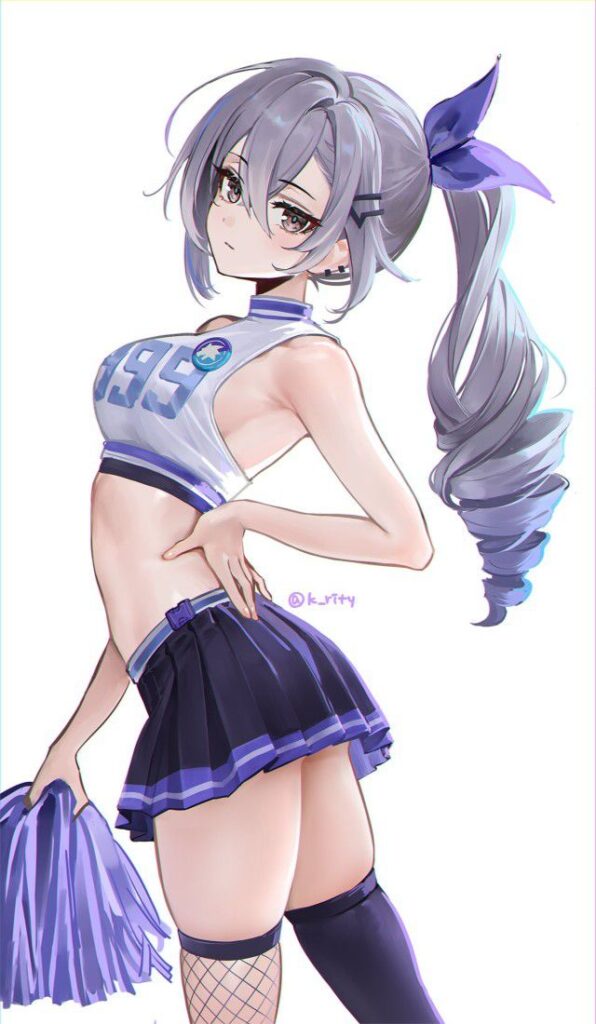 俺のとっておきのポニーテールの画像フォルダを見せる