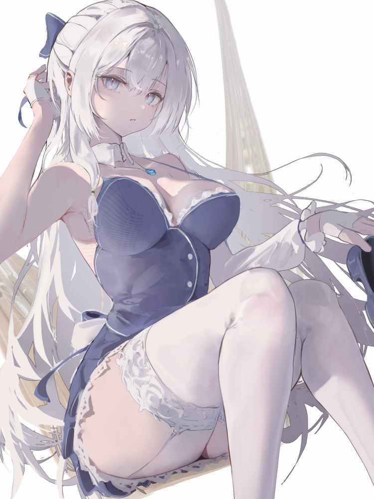 今夜のオナネタ画像は銀髪でございます。