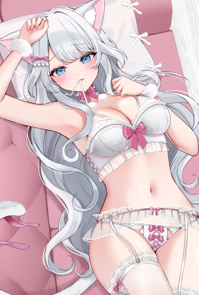 今夜のオナネタ画像は銀髪でございます。