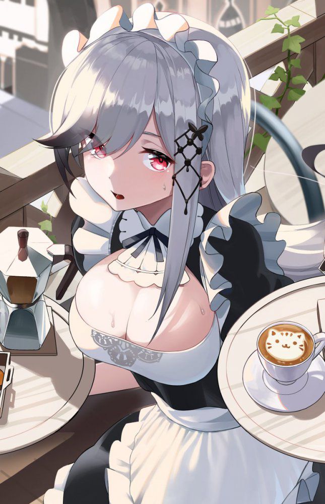 メイドの背徳感あふれるエロ画像