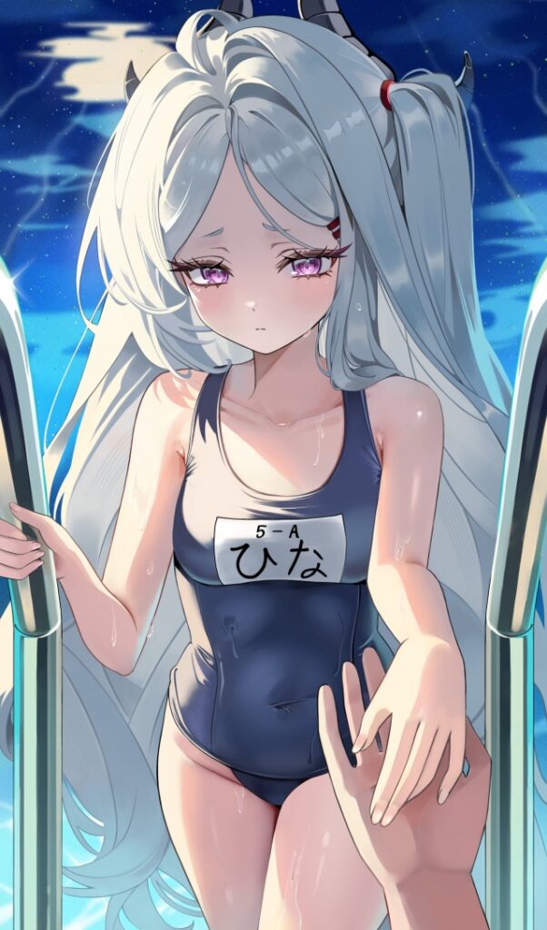 今夜のオナネタ画像は銀髪でございます。