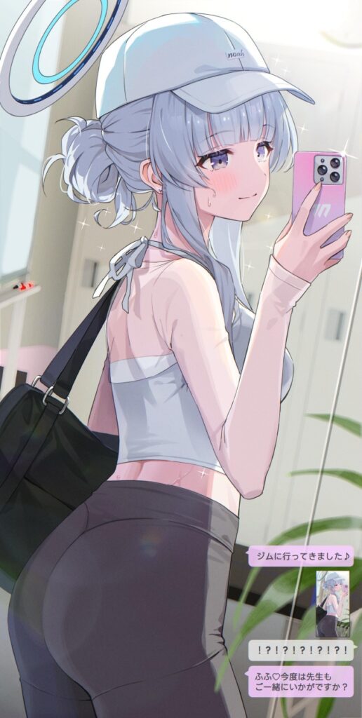 今夜のオナネタ画像は銀髪でございます。