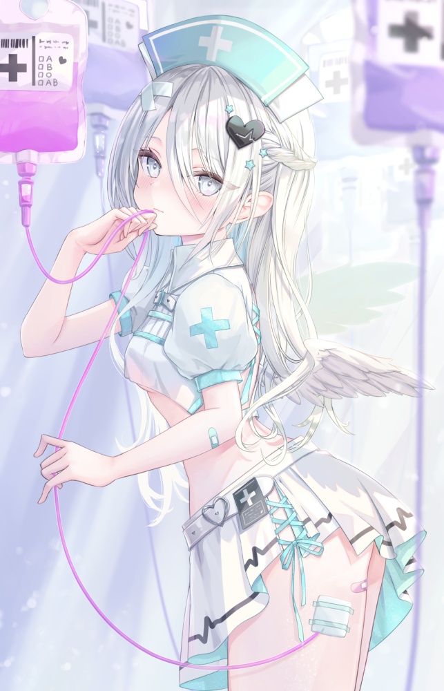 今夜のオナネタ画像は銀髪でございます。