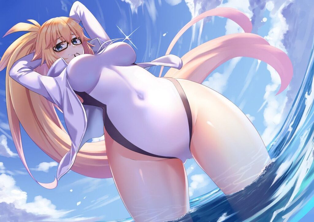 【二次】ローアングルのメチャシコで可愛い女の子のエッチな画像