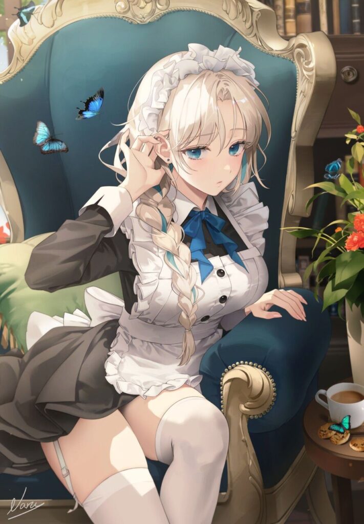 メイドの虹エロ画像