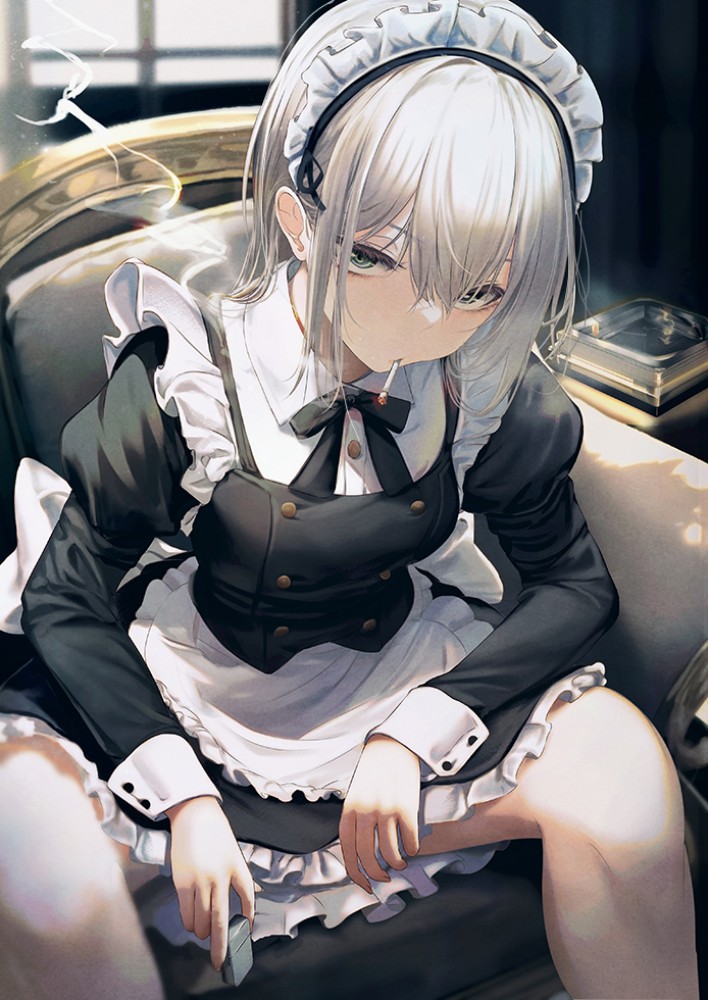 メイドの虹エロ画像