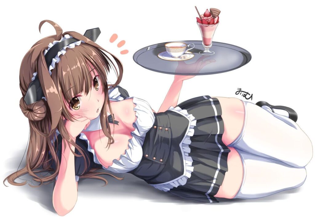 メイドの虹エロ画像