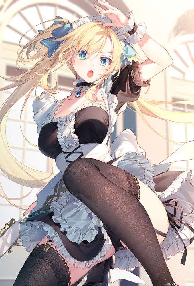 メイドの虹エロ画像