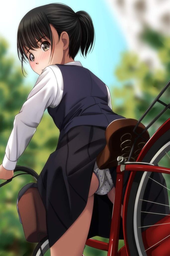 パンチラの二次元エロ画像。