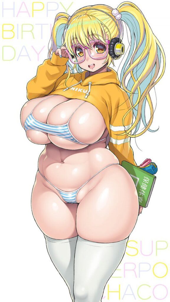 むちむちの可愛い二次元画像。