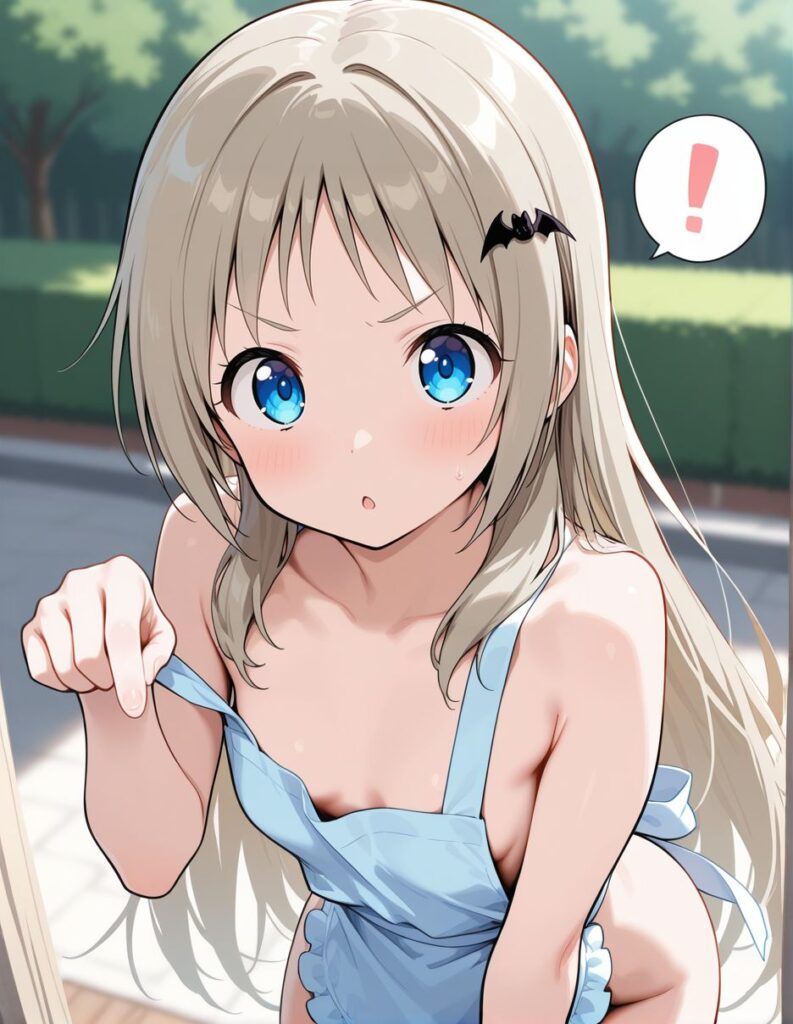 裸エプロンの二次エロ画像