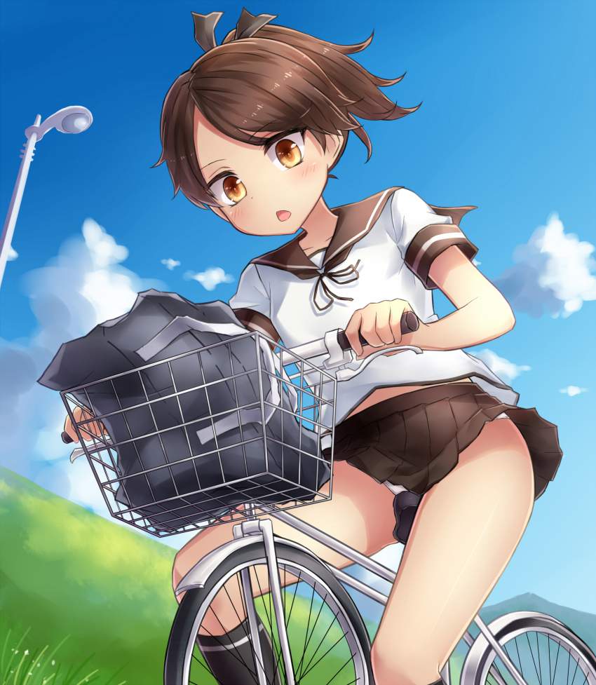 パンチラの二次元エロ画像。