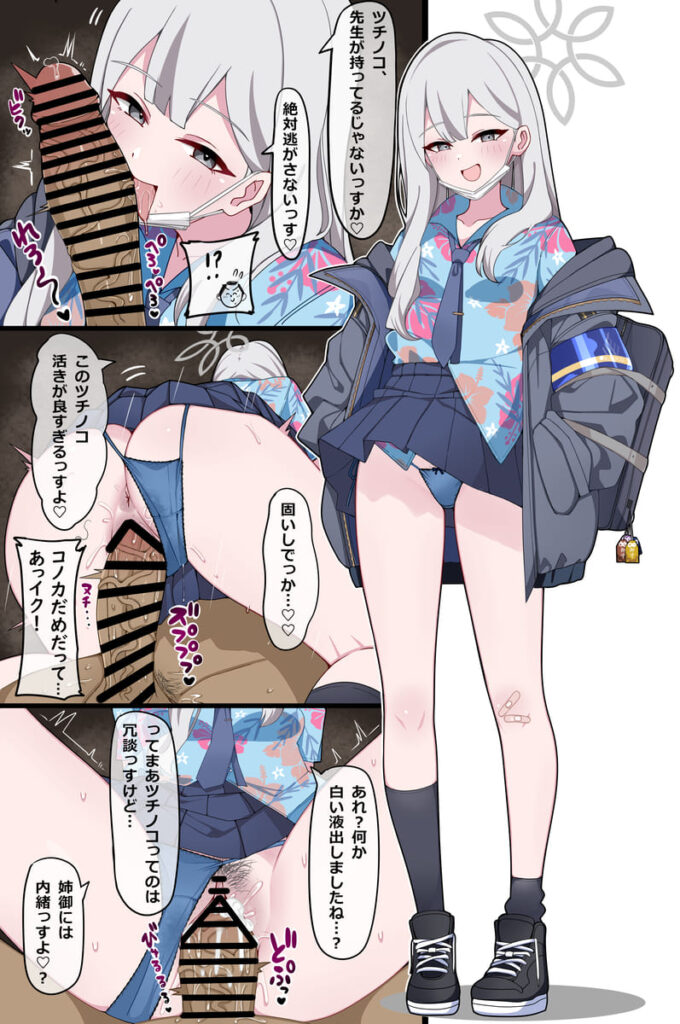 ブルーアーカイブの二次エロ画像くだしあ。