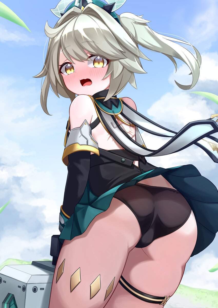 パンチラの二次元エロ画像。