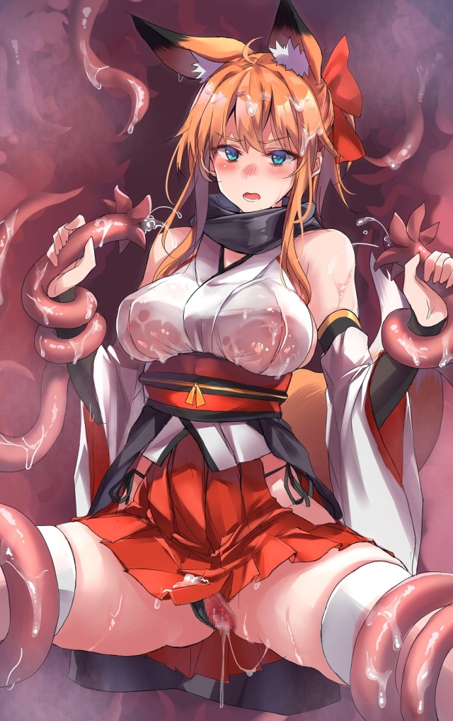 触手の虹エロ画像