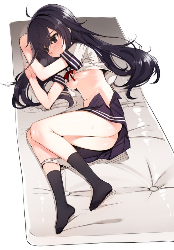 黒髪の二次エロ画像で抜きたい!