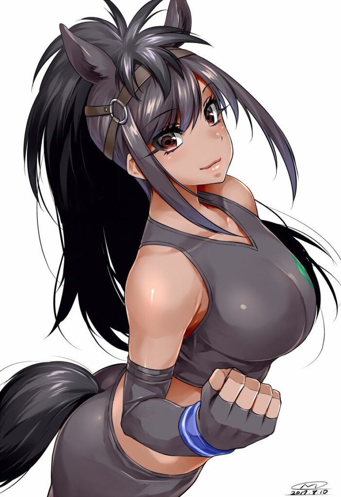 黒髪の二次エロ画像で抜きたい!