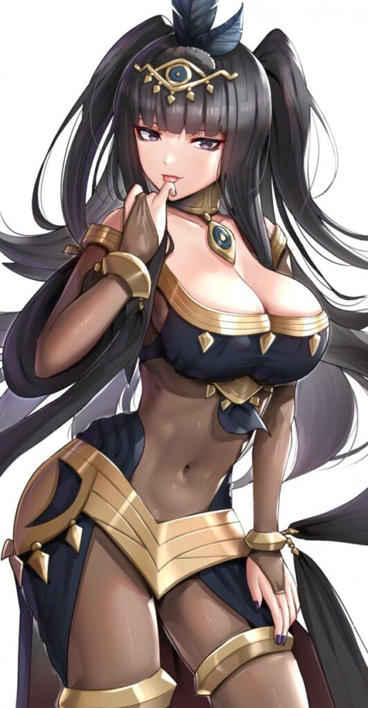 黒髪の二次エロ画像で抜きたい!