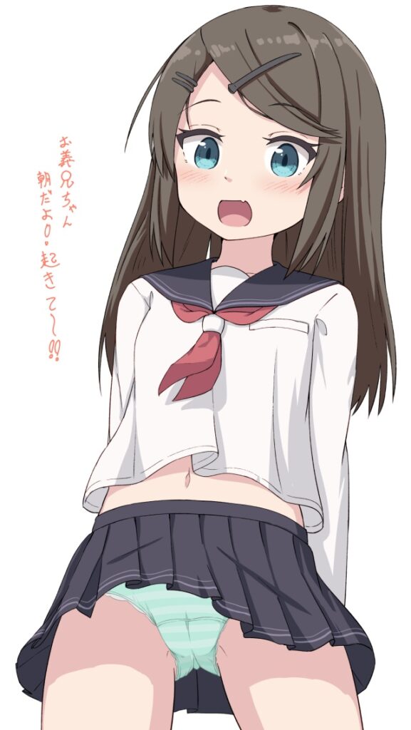 縞パンのエロ画像でシコりたい奴集まれ！