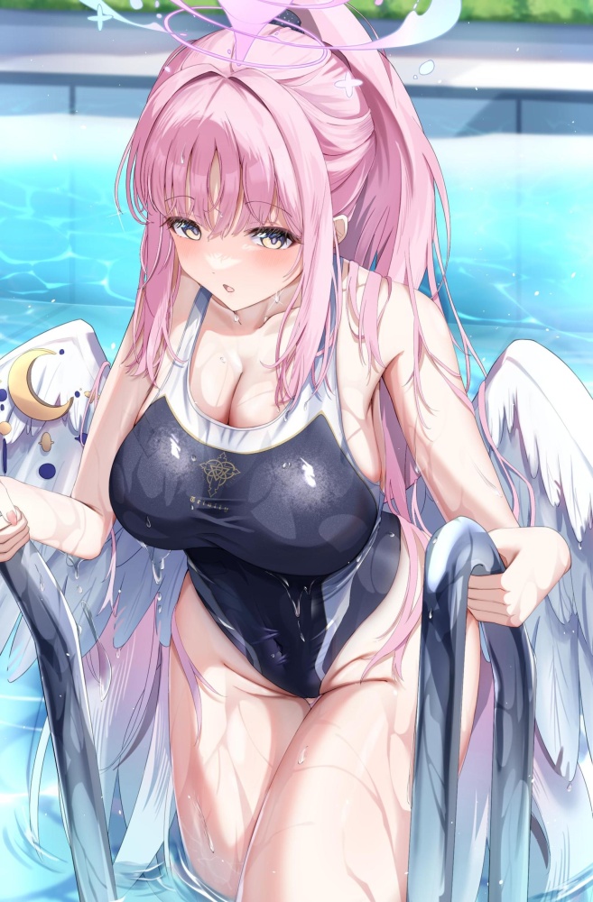 競泳水着の二次エロ画像で!