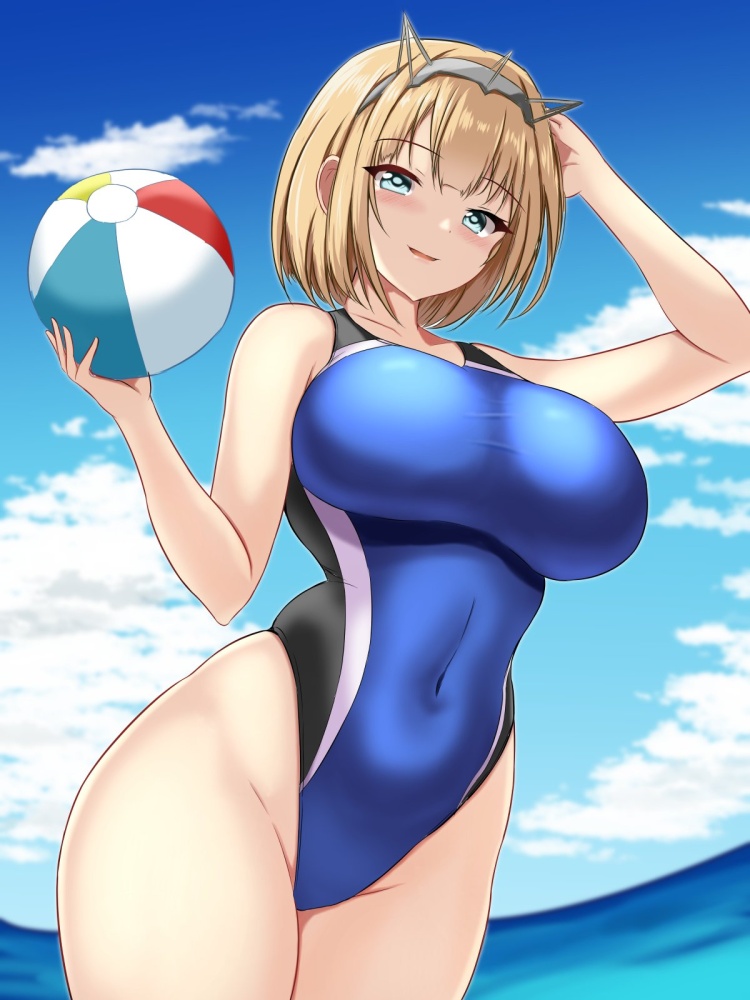 競泳水着の二次エロ画像で!