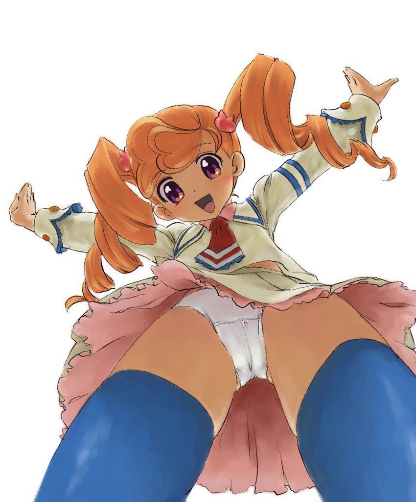 ローアングルの二次エロ画像でいい夢みましょ♪