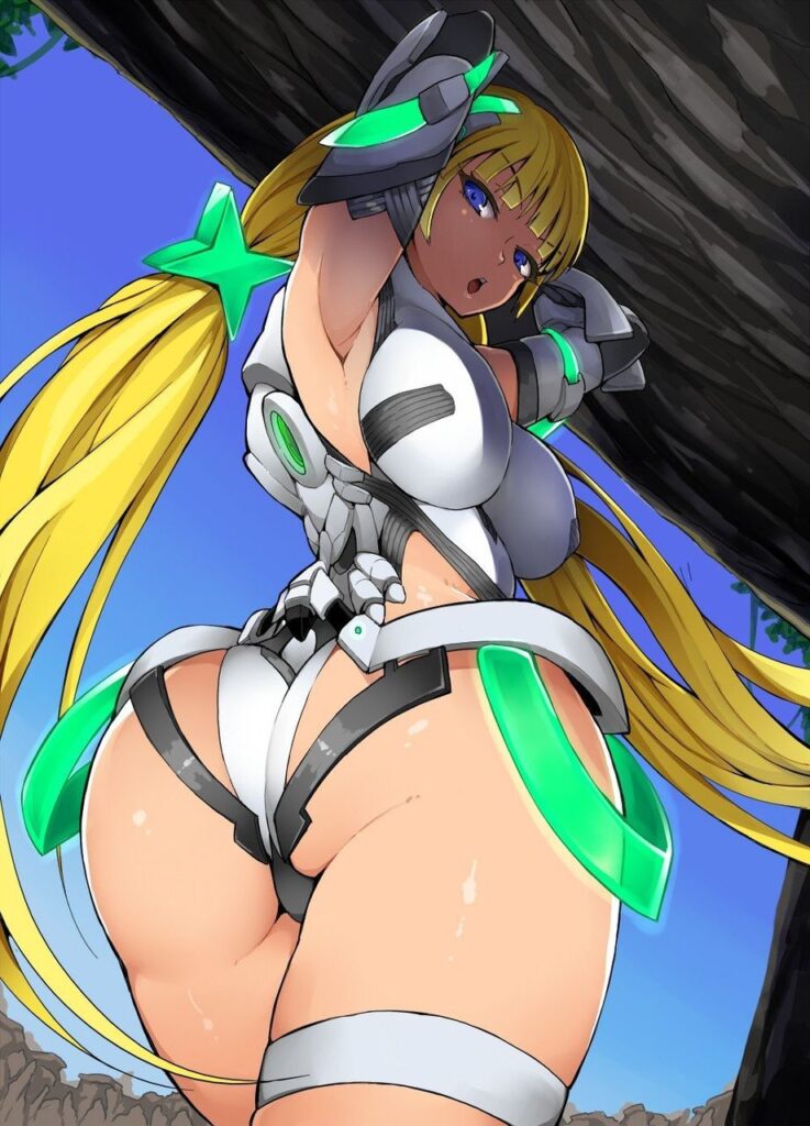 ローアングルの二次エロ画像でいい夢みましょ♪