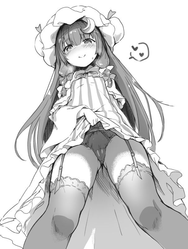 ローアングルの二次エロ画像でいい夢みましょ♪