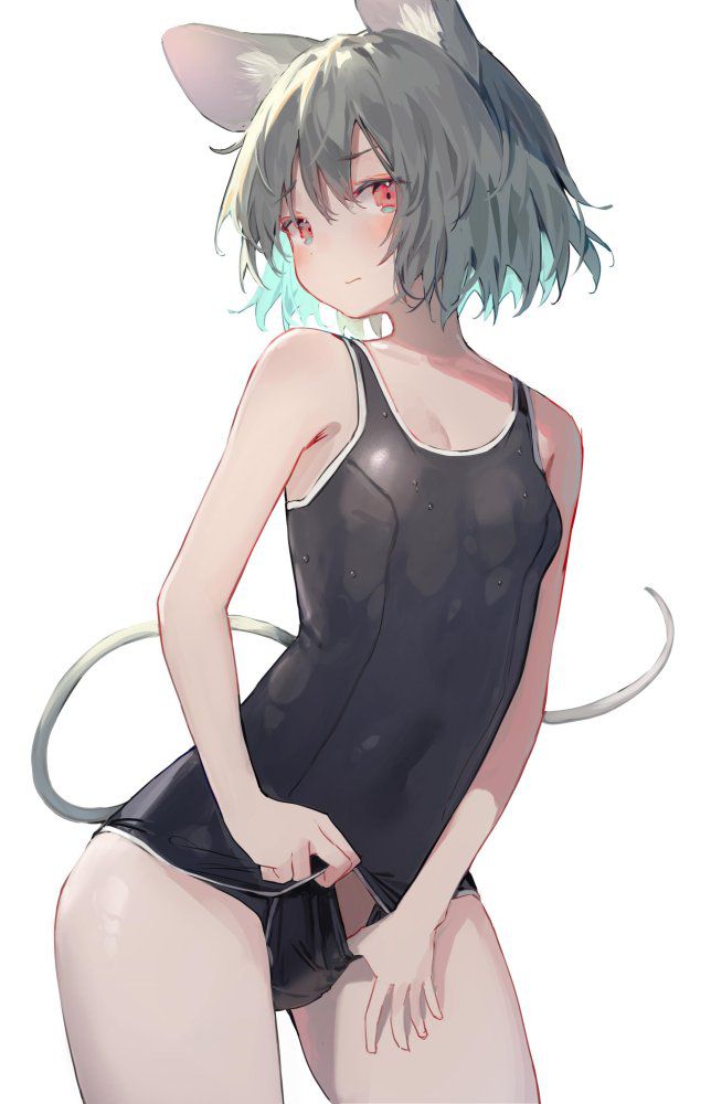 スク水の二次元エロ画像。