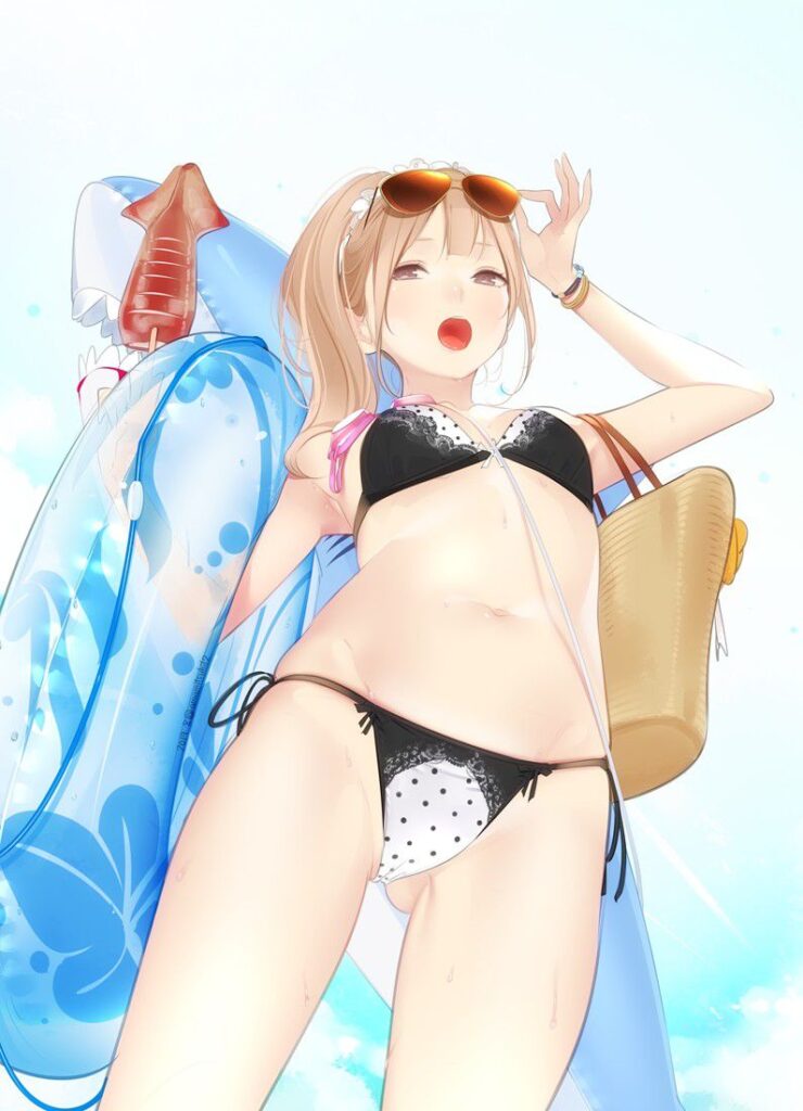 ローアングルの二次エロ画像でいい夢みましょ♪