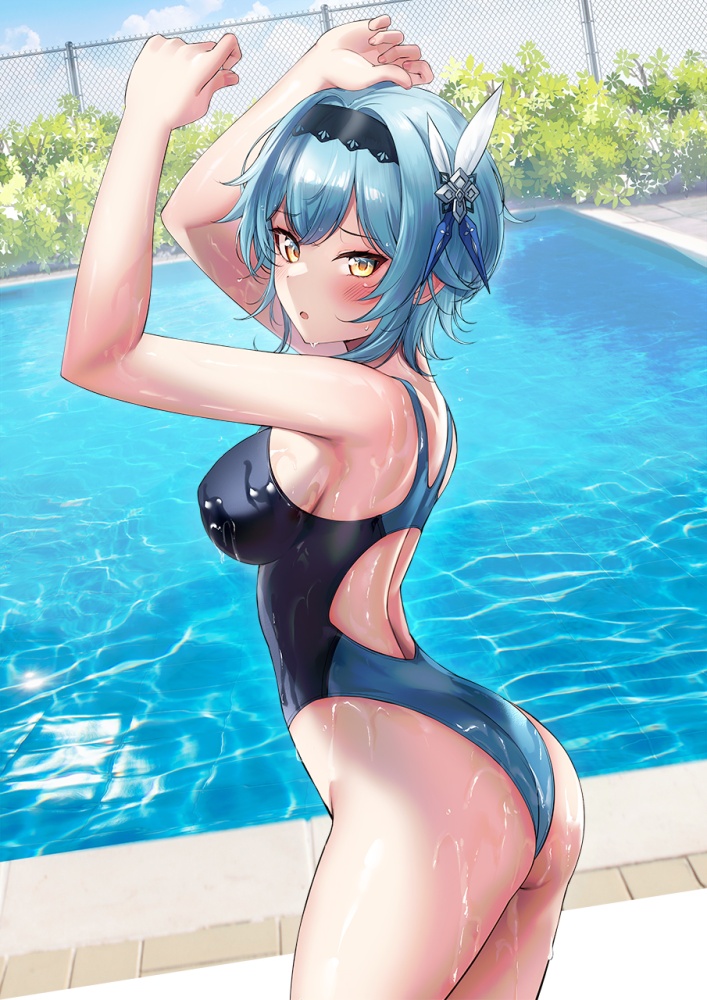競泳水着の二次エロ画像で!